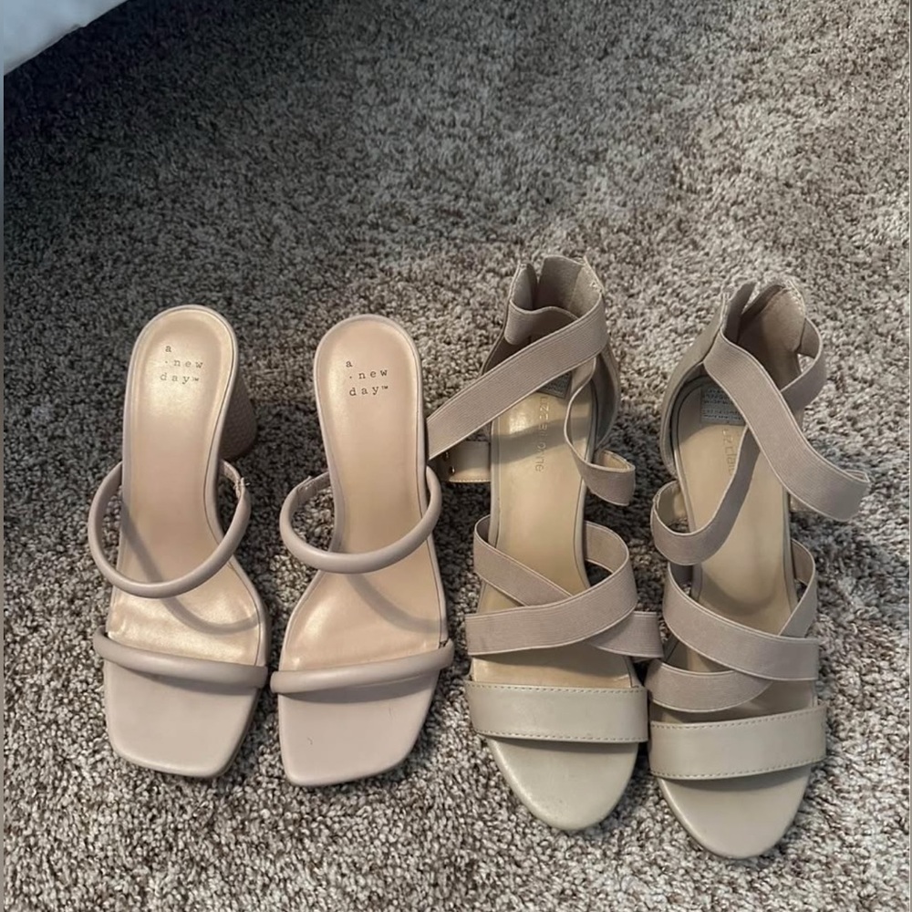Bundle of Nude Sandal Heels